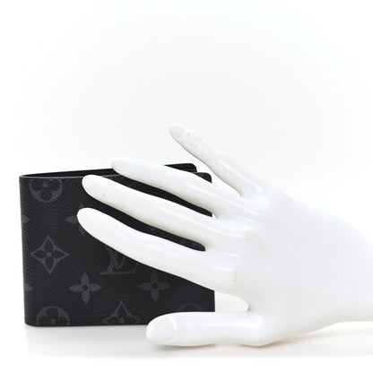 Louis Vuitton Monogram Eclipse Slender Wallet 2 of 6