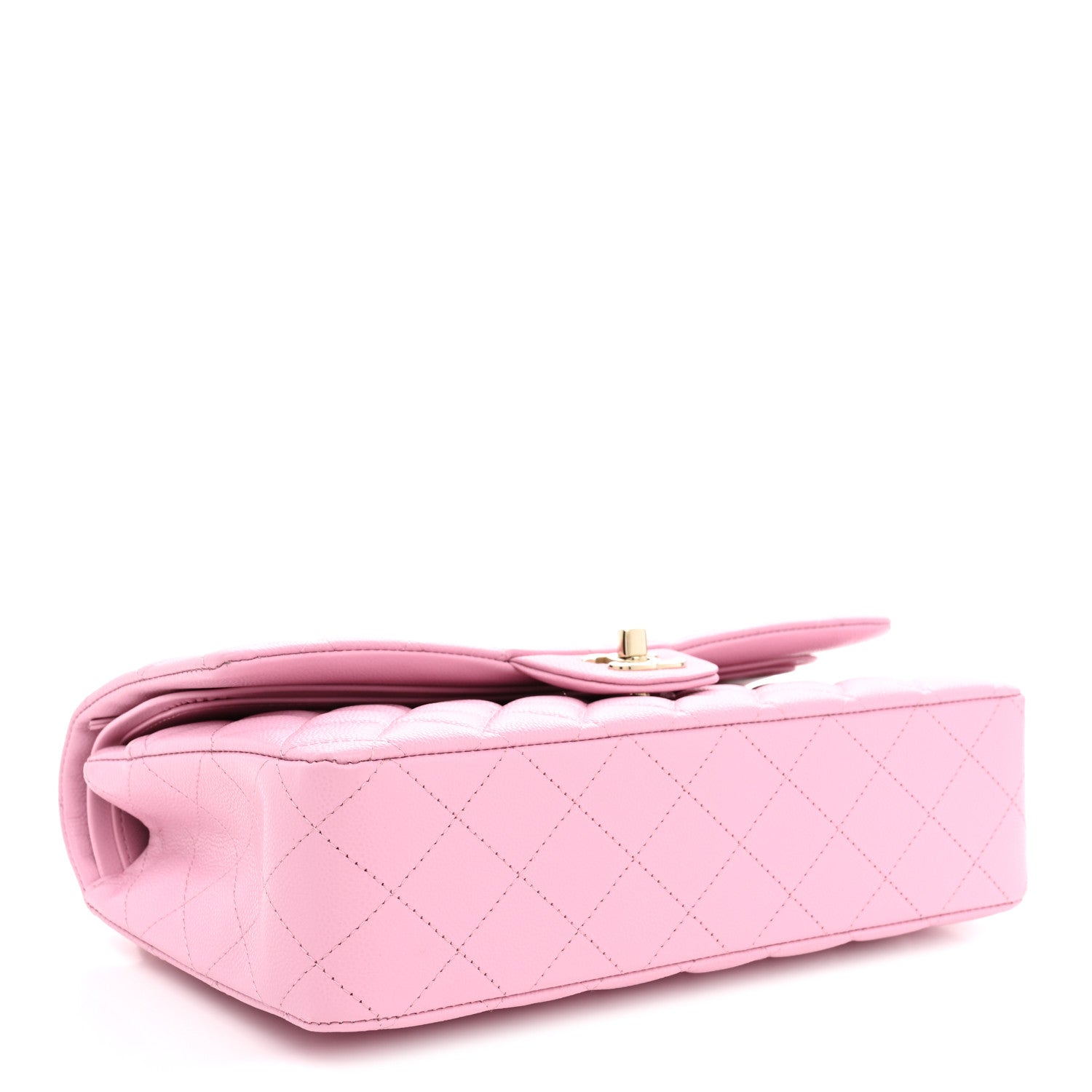 Chanel Caviar Quilted Medium Double Flap Light Pink 4 of 11
