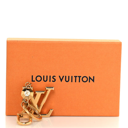 Louis Vuitton LV Facettes Bag Charm Key Holder Gold 5 of 5