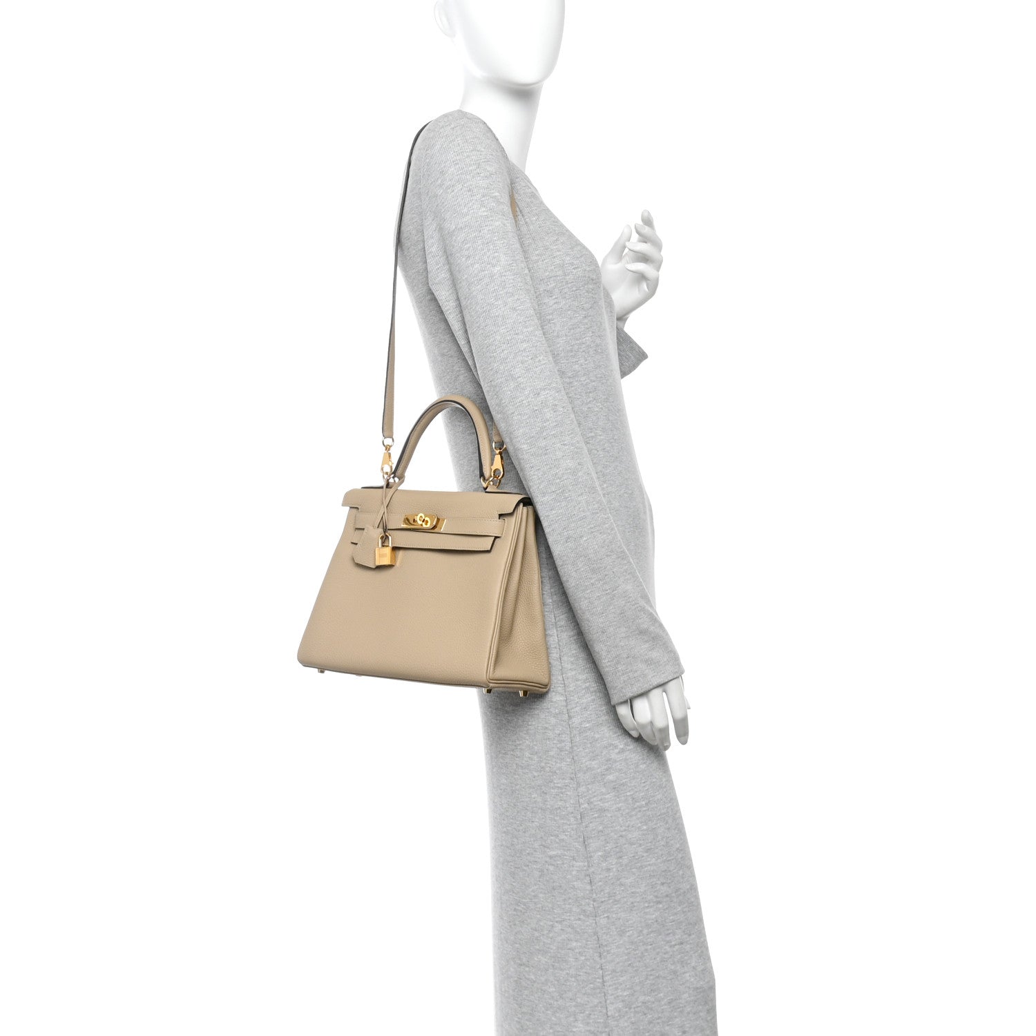Hermes Togo Kelly Retourne 28 Trench 2 of 10