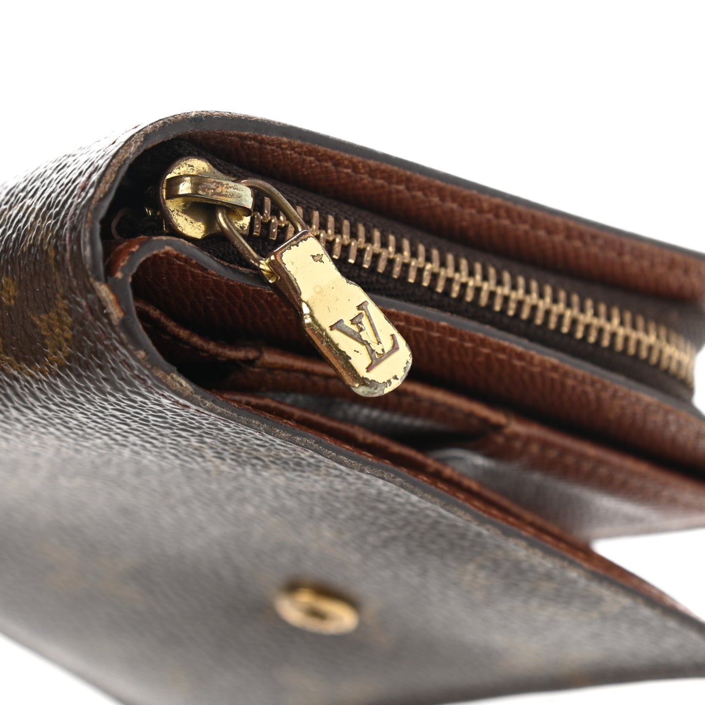 Monogram Compact Zippe Zipped Wallet