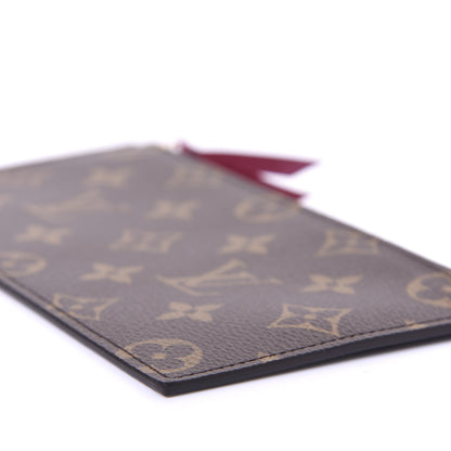 Louis Vuitton Monogram Felicie Chain Wallet Zippered Insert Fuchsia 8 of 8