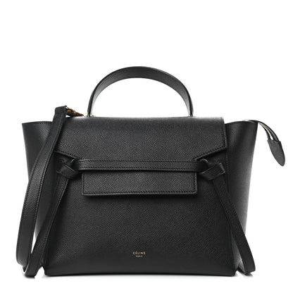 Celine Grained Calfskin Micro Belt Bag Black 1 of 9