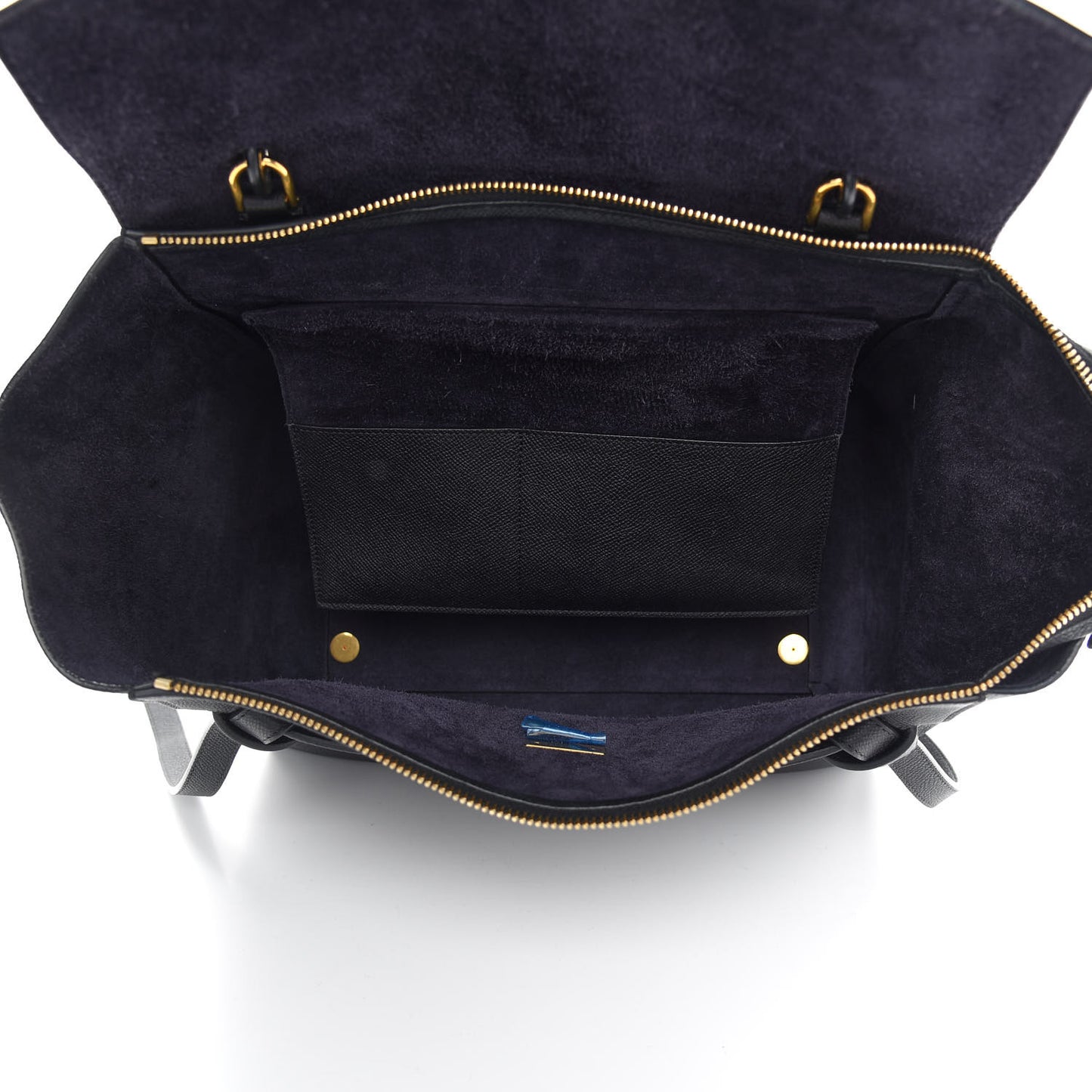 Grained Calfskin Small Belt Bag Black