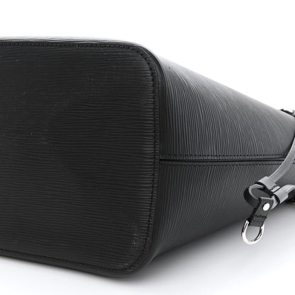 Louis Vuitton Epi Neverfull MM Black 9 of 9