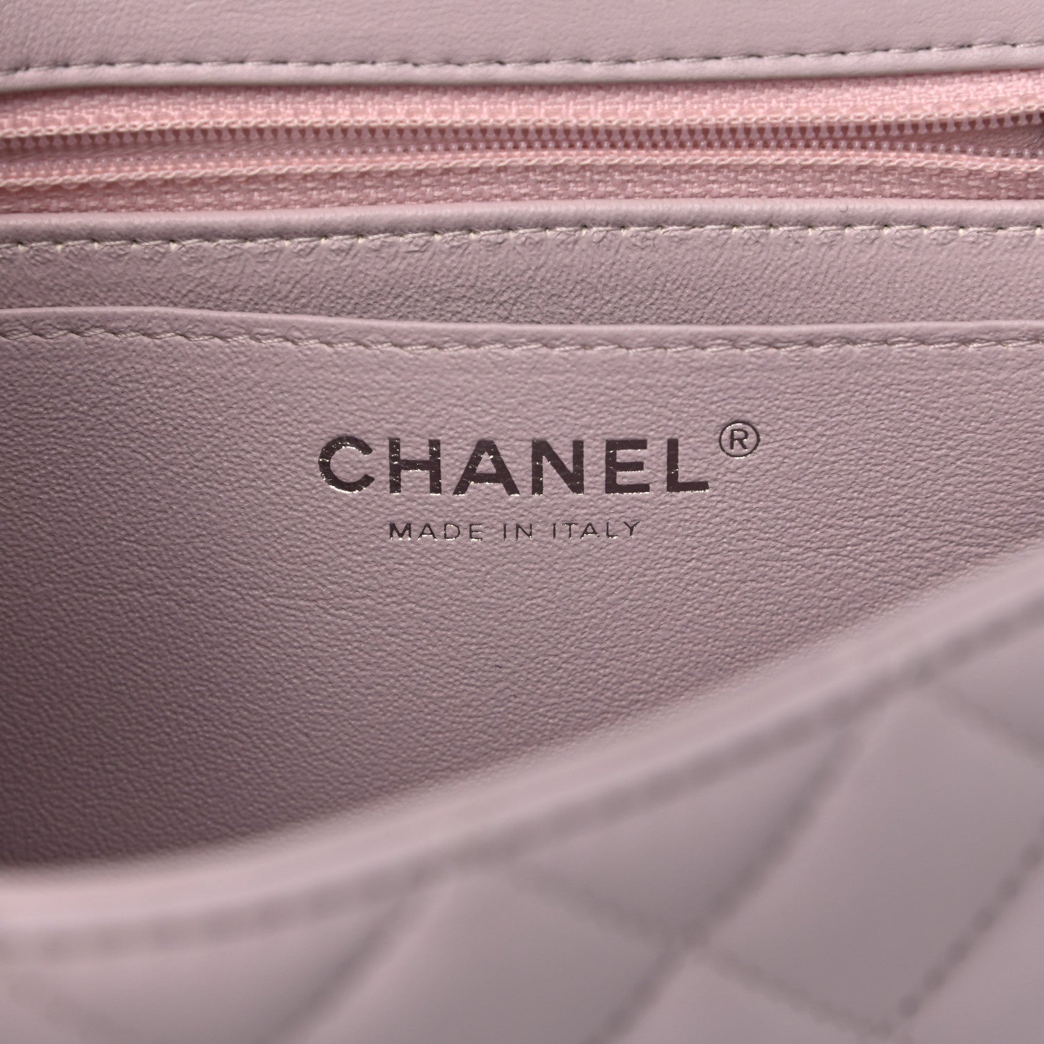 Chanel Lambskin Quilted Mini Rectangular Flap Light Purple 7 of 13