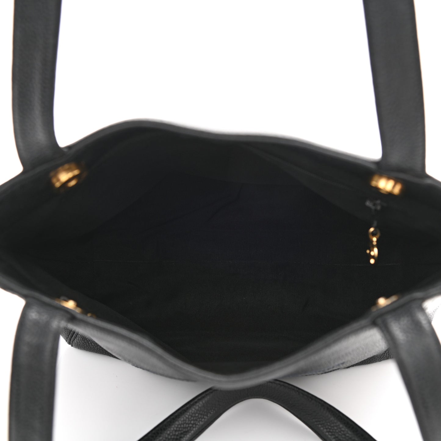 Caviar CC Shoulder Bag Black