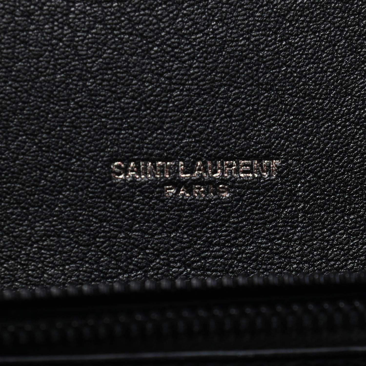 Saint Laurent Sheepskin Matelasse Chevron Monogram Monochrome Large College Satchel Black 6 of 9