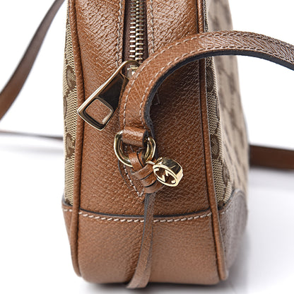 Gucci Monogram Mini Bree Messenger Bag Beige Tabacco 15 of 16
