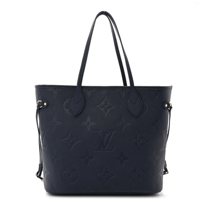 Louis Vuitton Empreinte Monogram Giant Neverfull MM Navy 1 of 12