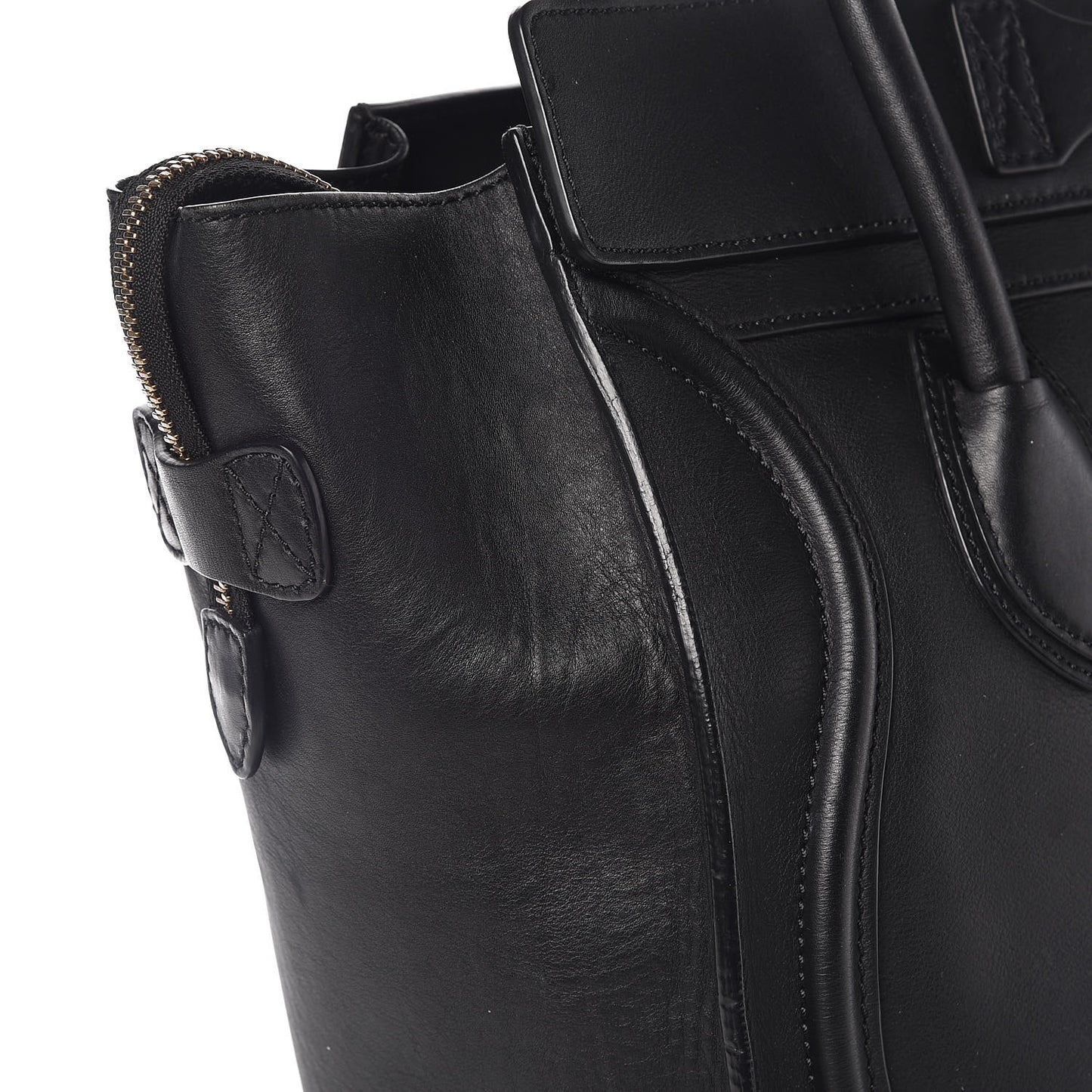 Smooth Calfskin Mini Luggage Black