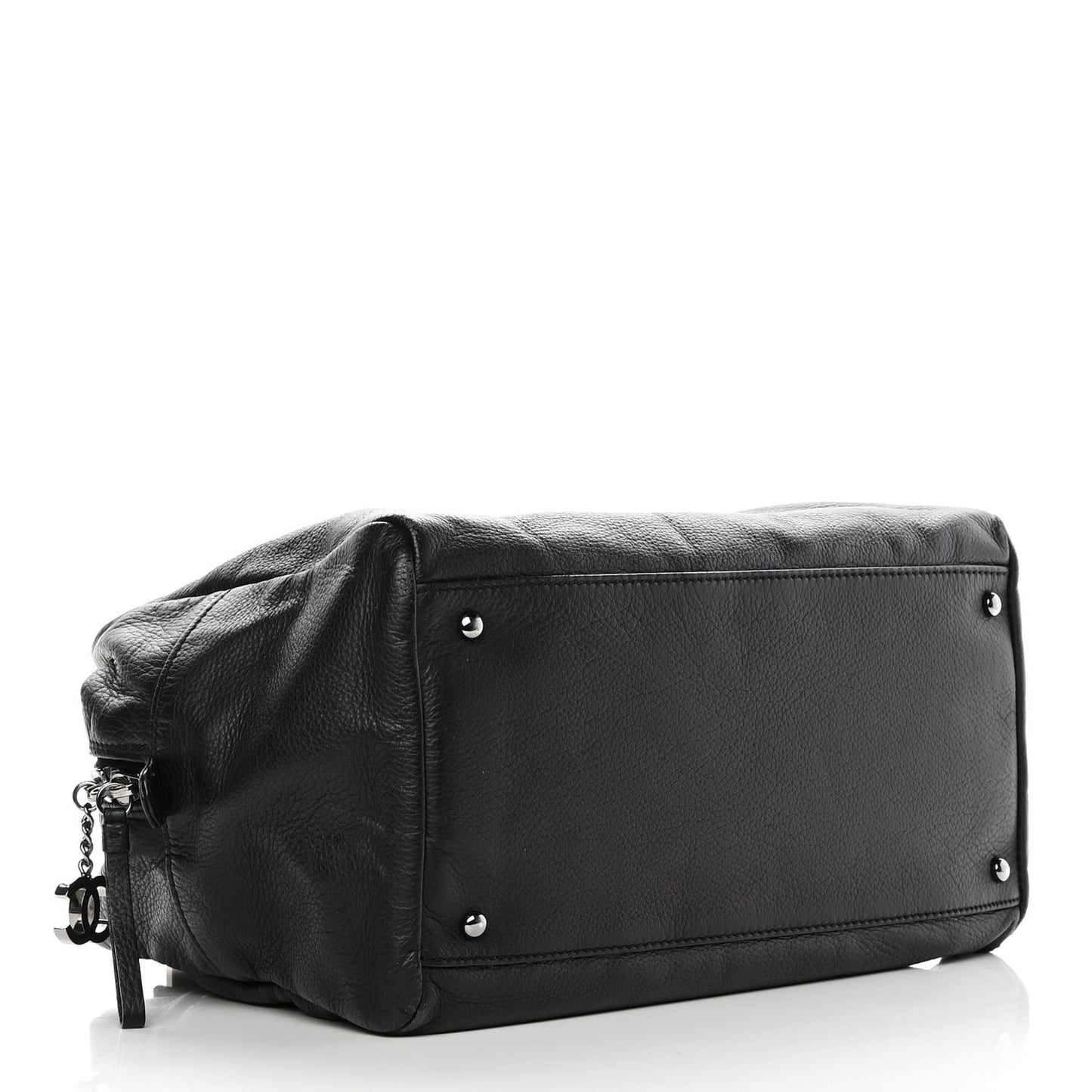 Deerskin Luxe Ligne Large Bowler Black