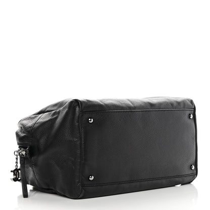 Chanel Deerskin Luxe Ligne Large Bowler Black 3 of 15