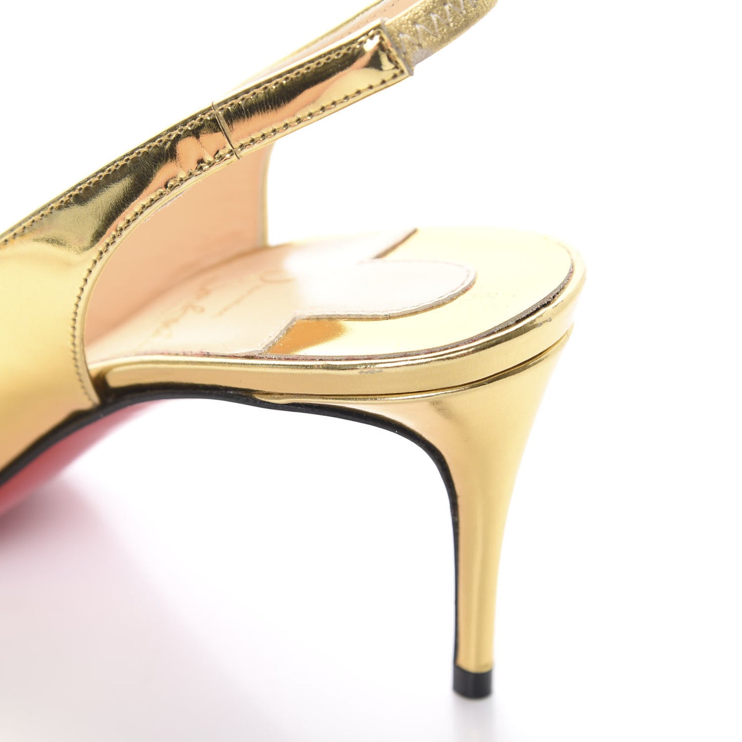 Rete Specchio Frescobella 70 Pumps 35 Gold