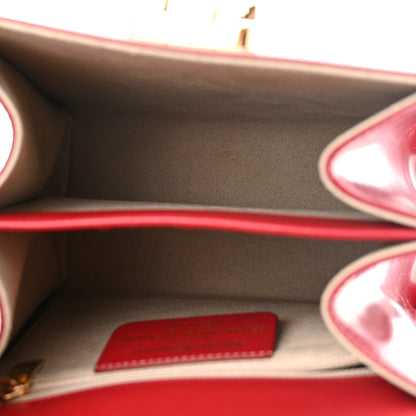 Salvatore Ferragamo Brushed Off Calfskin Small Iconic Top Handle Red 6 of 11