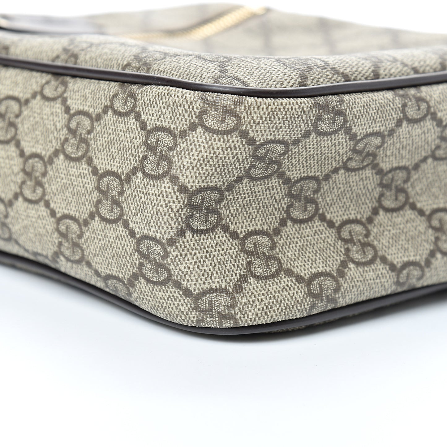 GG Plus Monogram Messenger Bag Dark Brown