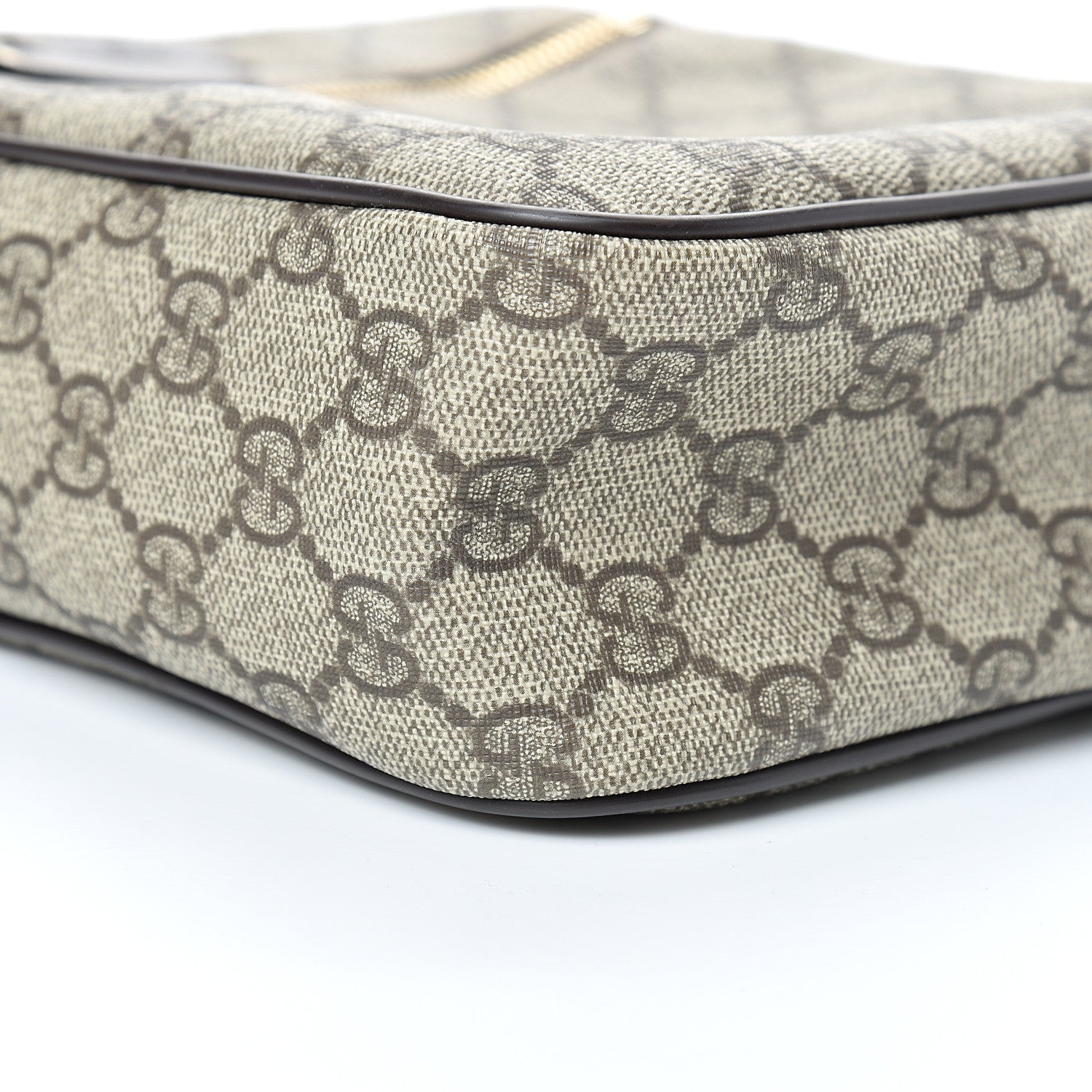 Gucci GG Plus Monogram Messenger Bag Dark Brown 8 of 9