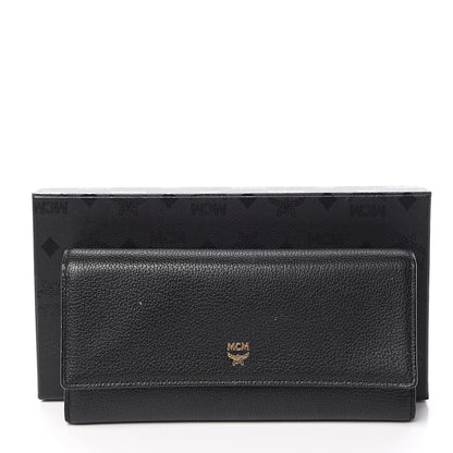 MCM Calfskin Continental Wallet Black 11 of 11