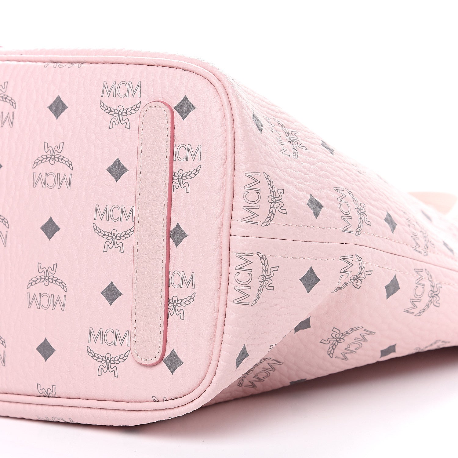 MCM Visetos Medium Liz Reversible Shopper Tote Soft Pink 9 of 12