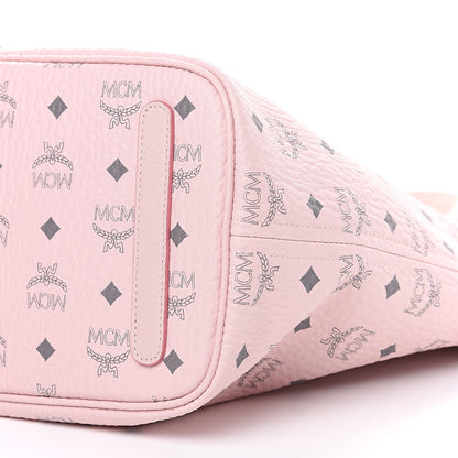 MCM Visetos Medium Liz Reversible Shopper Tote Soft Pink 9 of 12