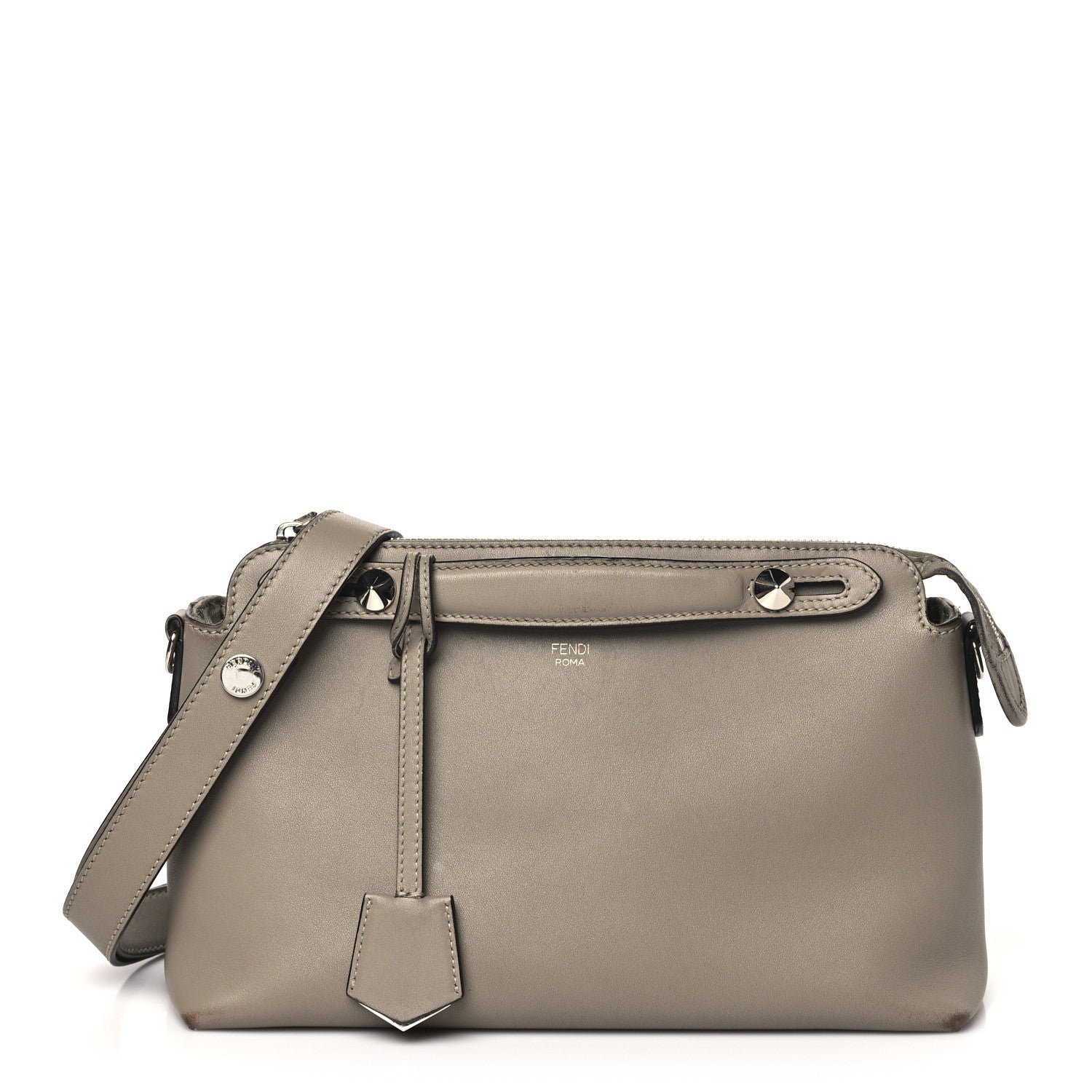 Fendi Vitello Dolce Medium By The Way Boston Bag Tortora 1 of 14