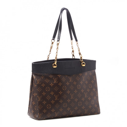 Louis Vuitton Monogram Pallas Shopper Black 3 of 9
