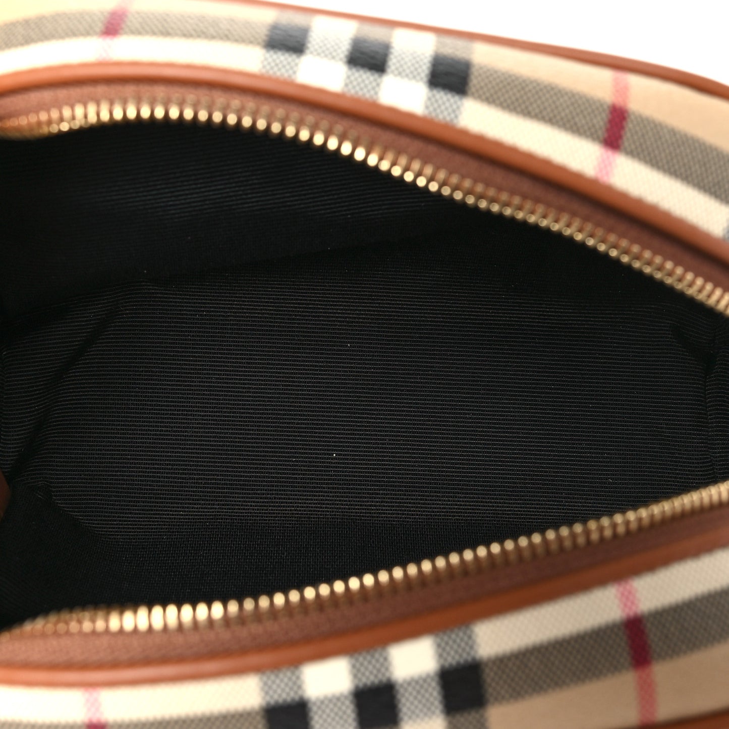 House Check Small Cosmetic Pouch Archive Beige