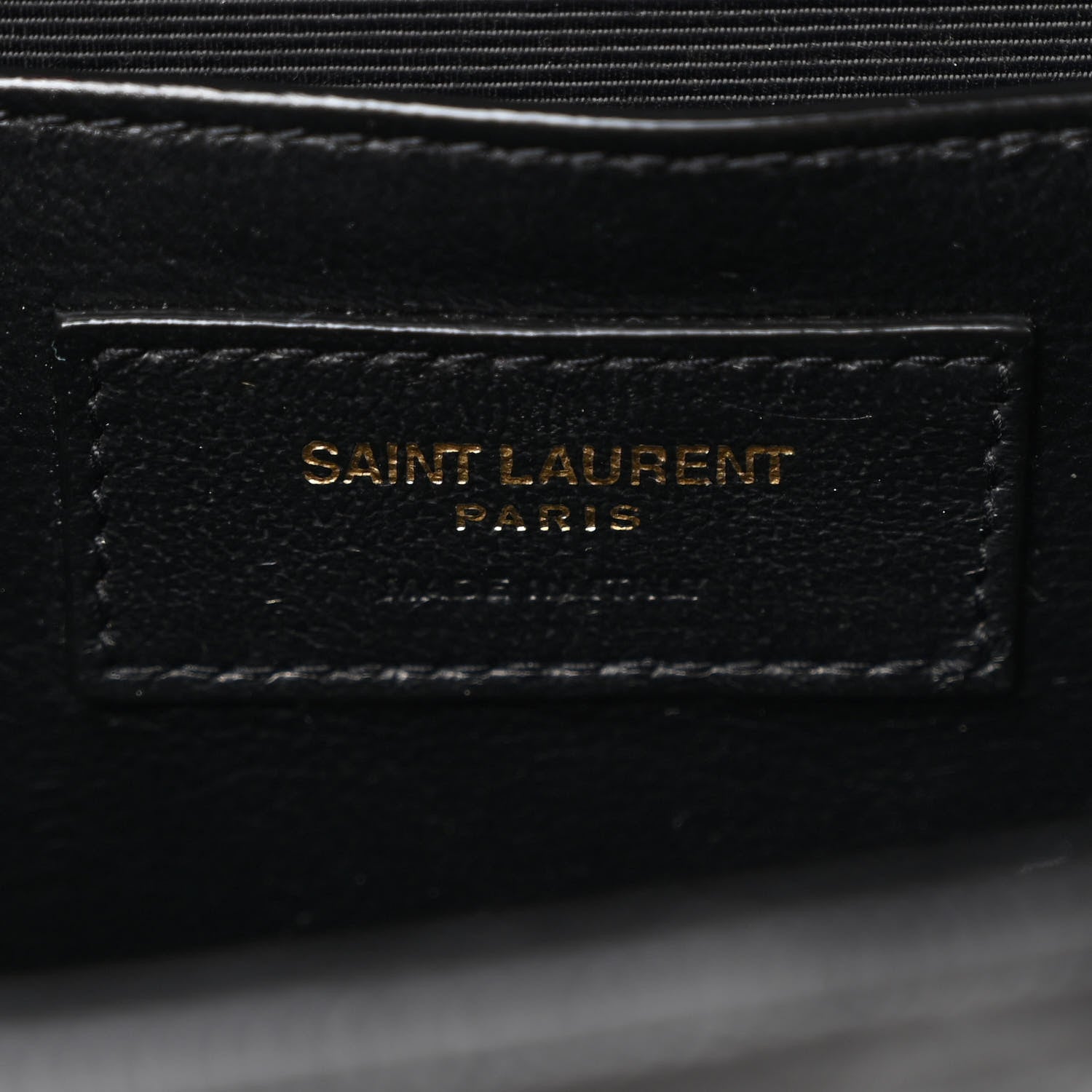 Saint Laurent Grain De Poudre Textured Mixed Matelasse Triquilt Medium Monogram Satchel Black 6 of 11