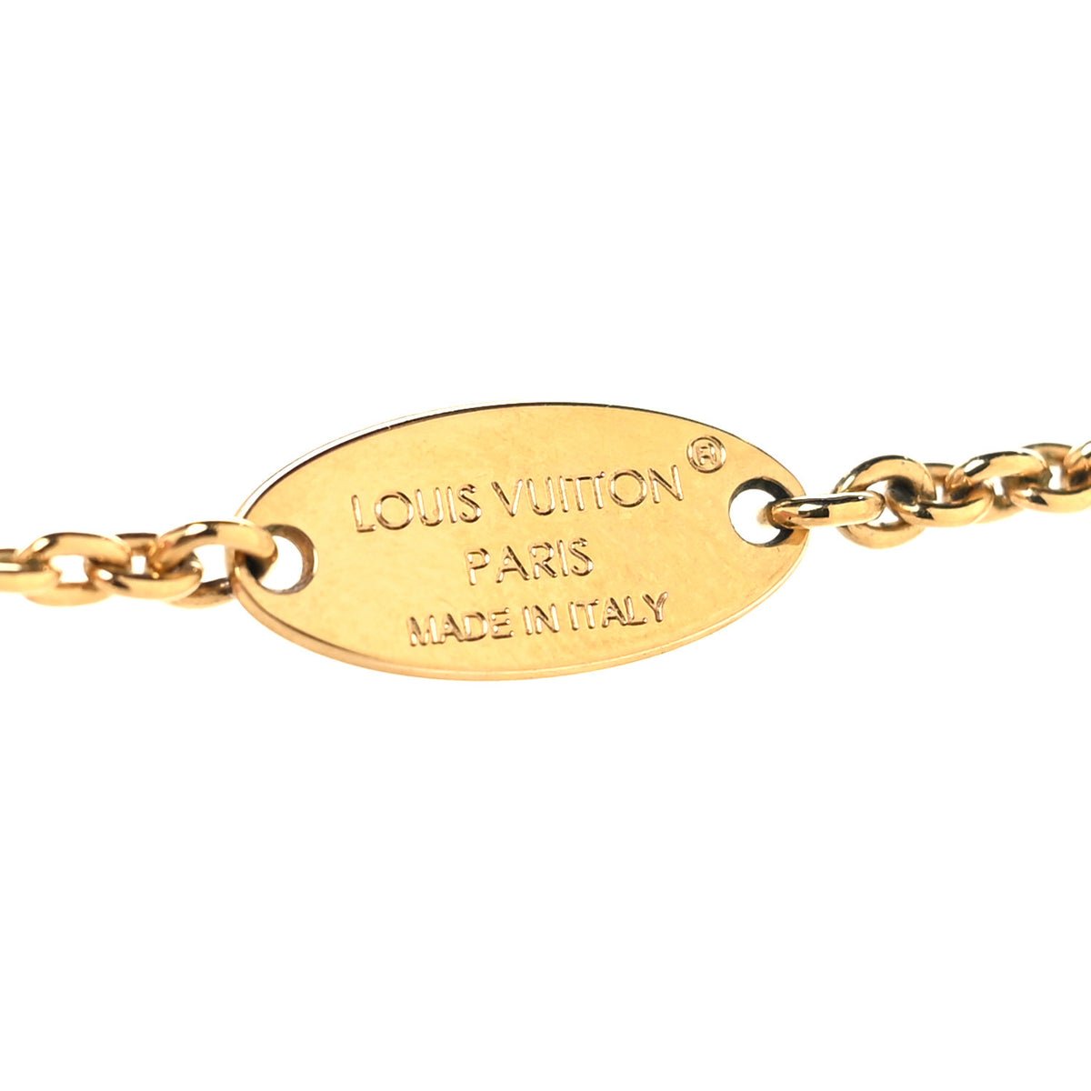 Louis Vuitton Pearl LV Floragram Necklace Gold 6 of 6