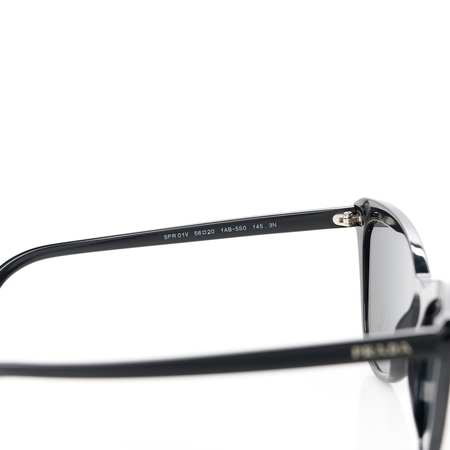 Acetate Cat Eye Sunglasses SPR 01V Black