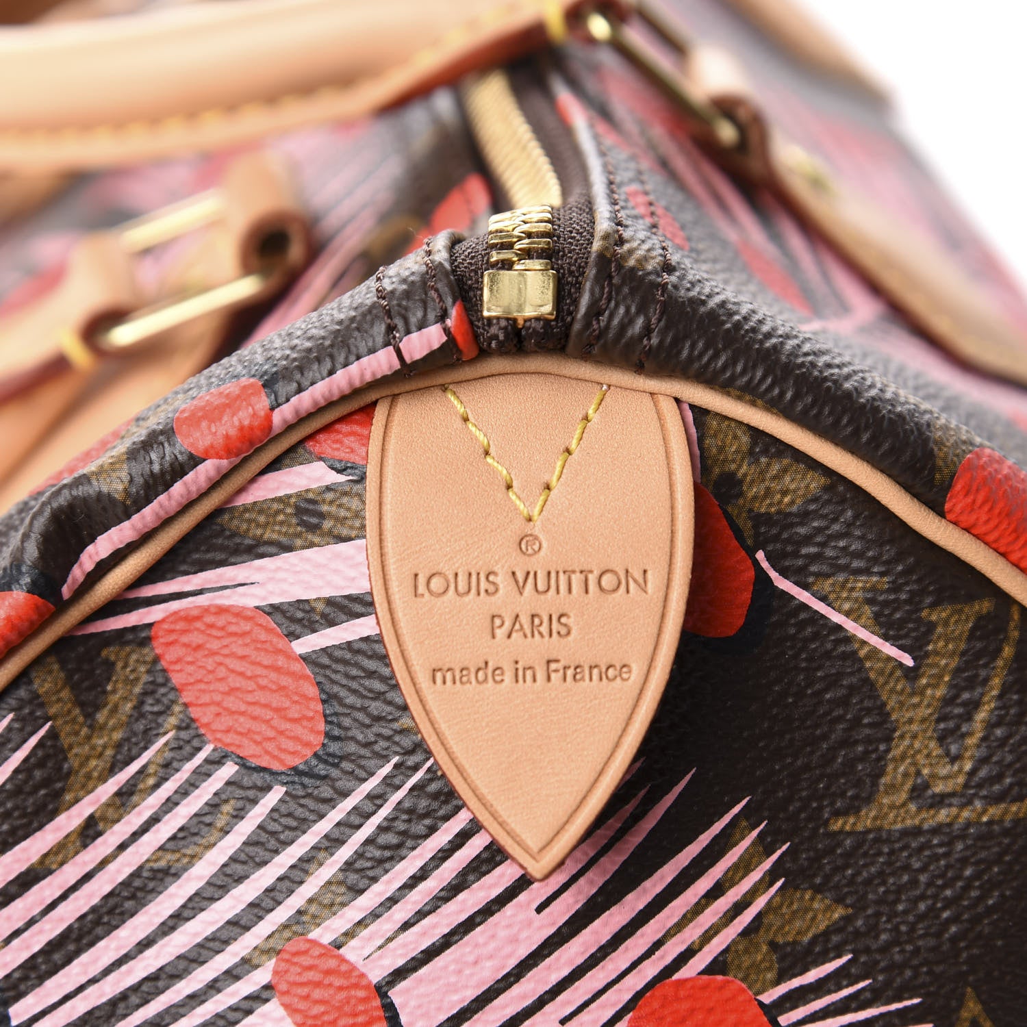 Louis Vuitton Monogram Jungle Dots Speedy 30 Sugar Pink Poppy 9 of 10