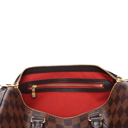 Louis Vuitton Damier Ebene Speedy Bandouliere 30 7 of 10