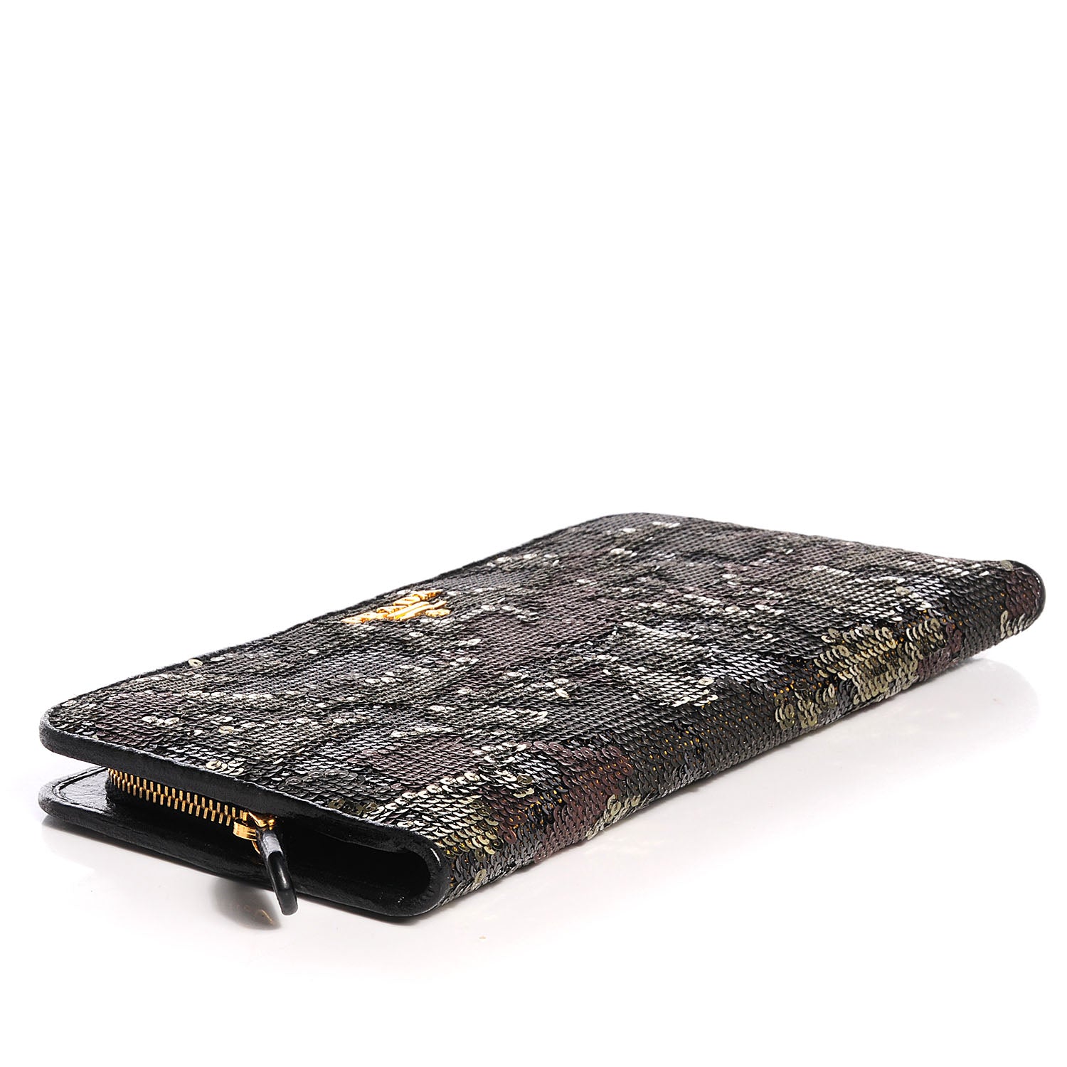 Prada Sequin Camouflage Continental Wallet Mimetico 5 of 8