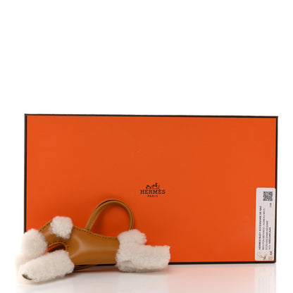 Hermes Milo Lambskin Shearling Budy Charm Biscuit 5 of 5