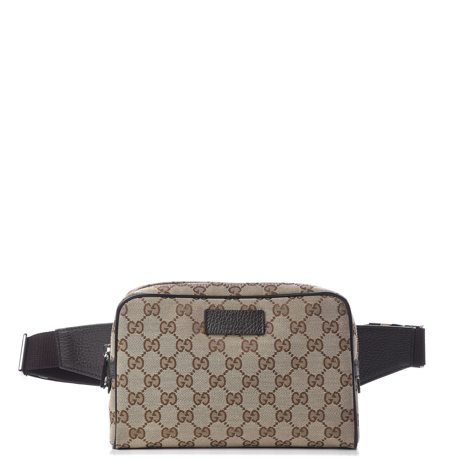 Gucci Monogram Belt Bag Dark Brown 1 of 11
