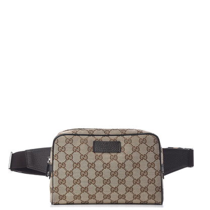 Gucci Monogram Belt Bag Dark Brown 1 of 11