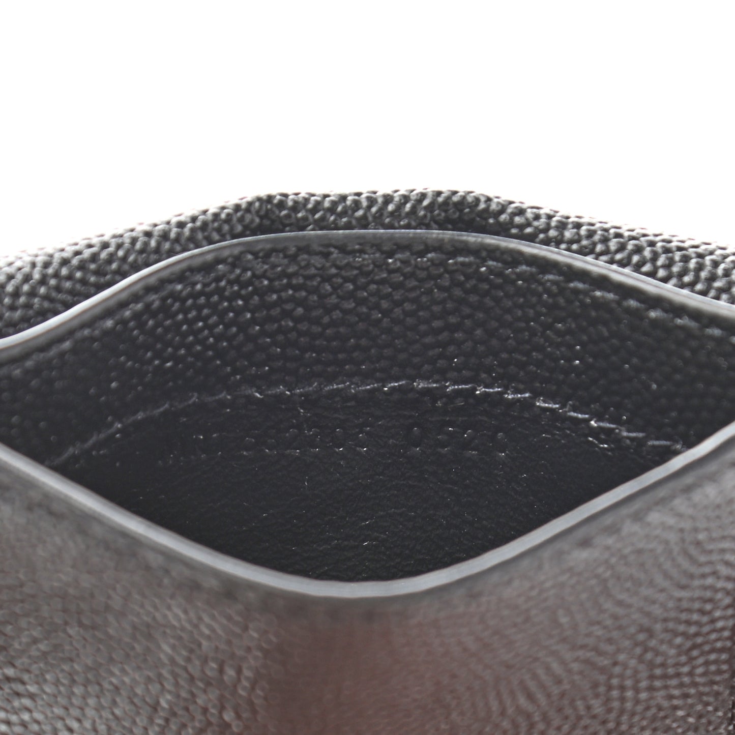 Grain De Poudre Uptown Monogram Card Case Black