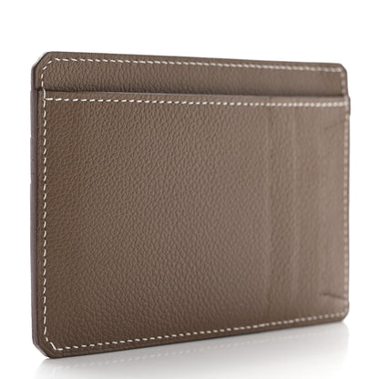 Hermes Evercolor City 8CC Card Holder Etoupe 3 of 7