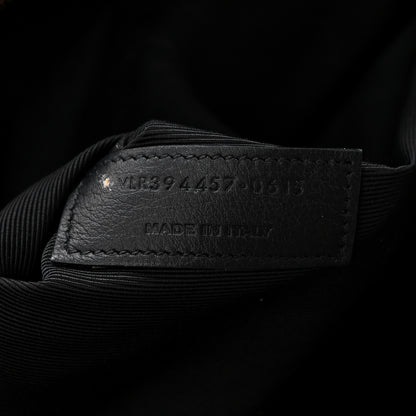 Saint Laurent Calfskin Medium Cabas Rive Gauche Black 7 of 11