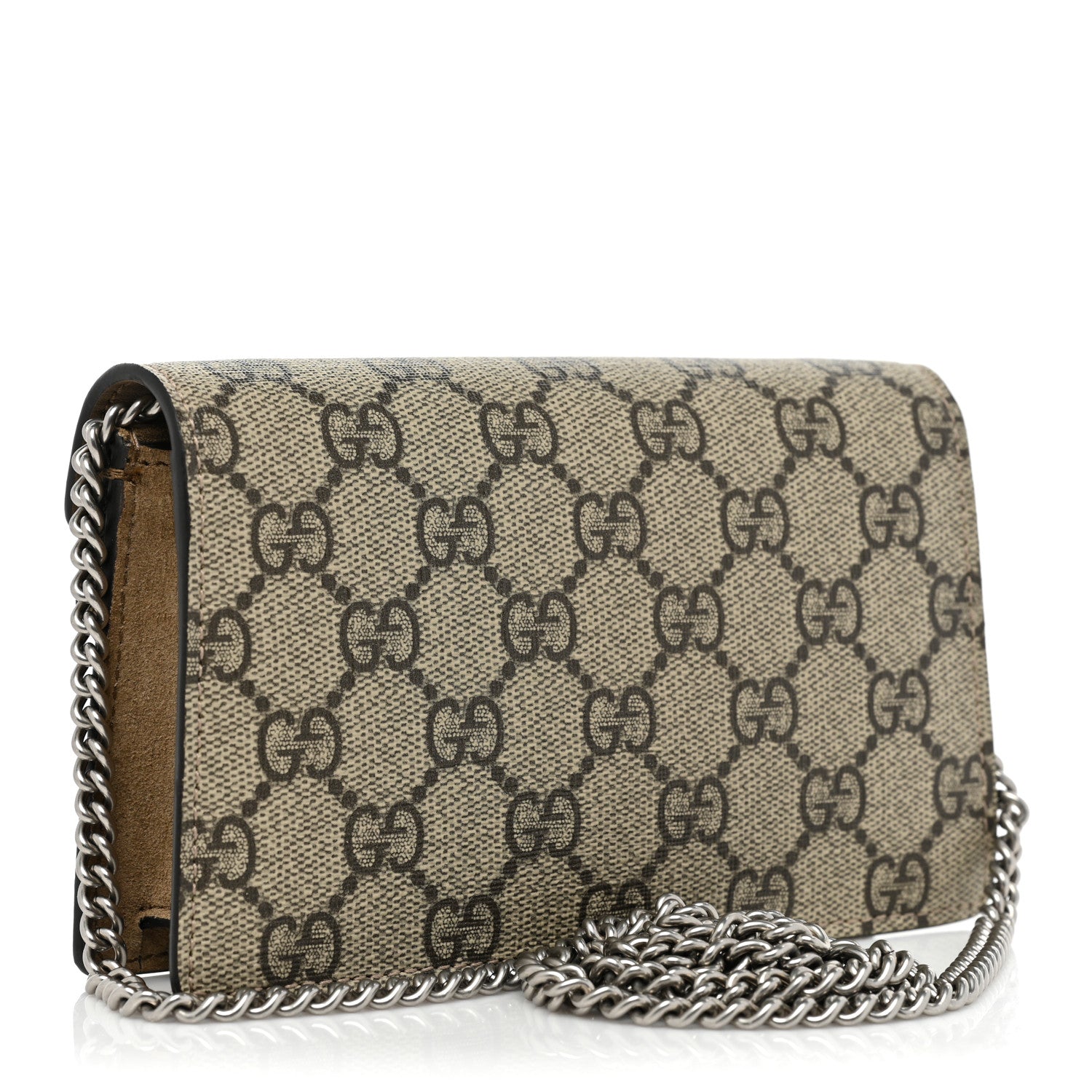 Gucci GG Supreme Monogram Super Mini Dionysus Shoulder Bag Taupe 3 of 10