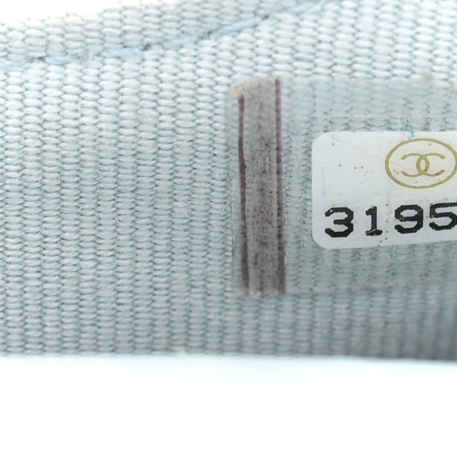 Chanel Lambskin Quilted Pearl Chain Belt Bag Light Blue 8 of 11