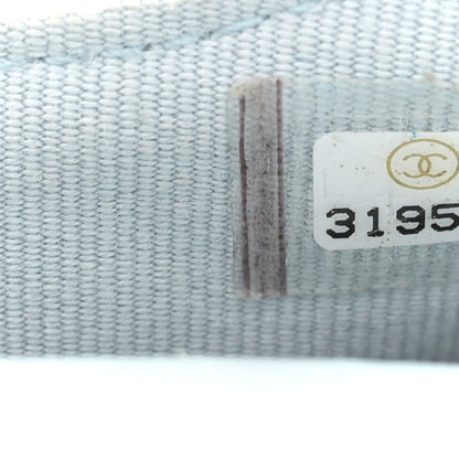 Chanel Lambskin Quilted Pearl Chain Belt Bag Light Blue 8 of 11
