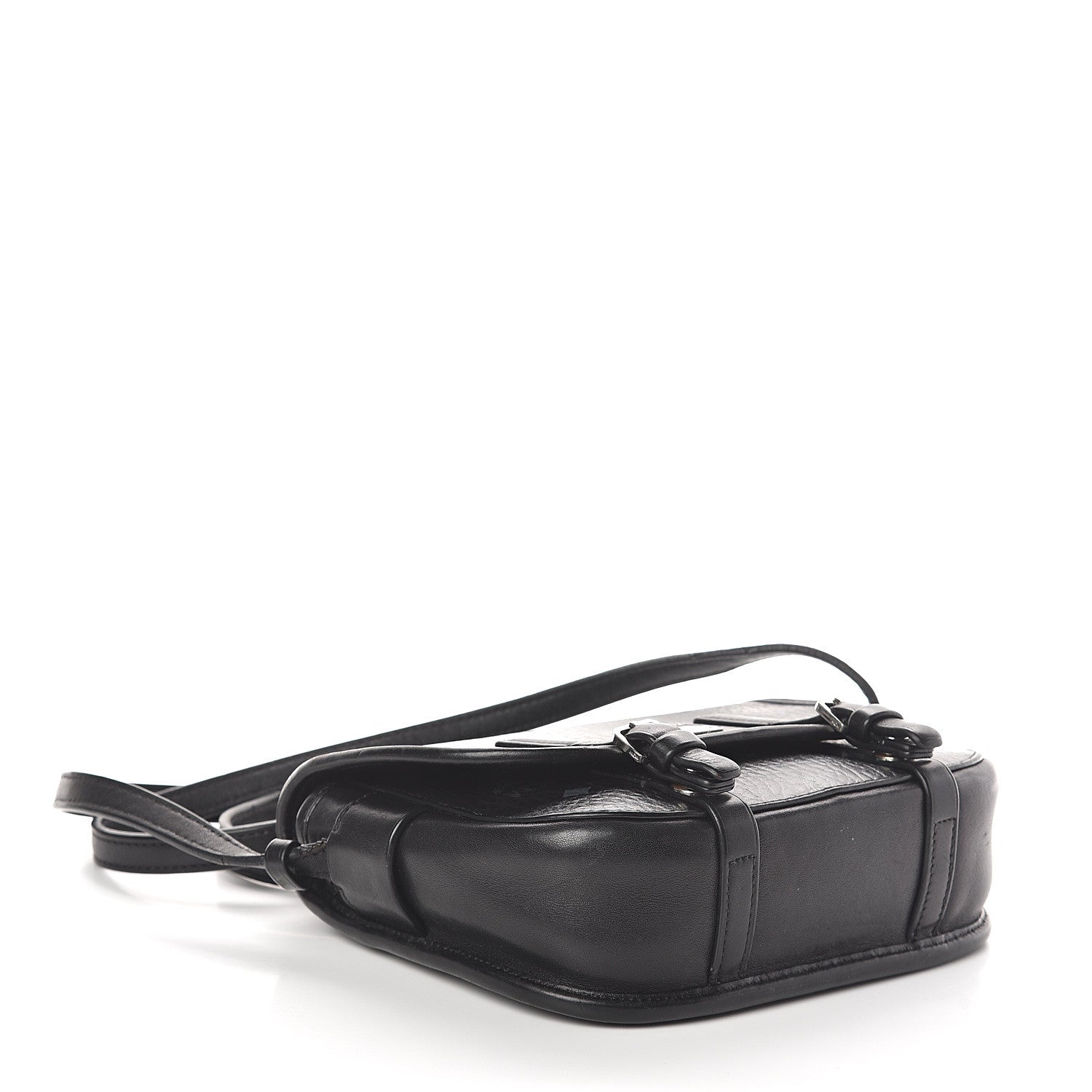 MCM Visetos Small Crossbody Flap Messenger Black 4 of 8