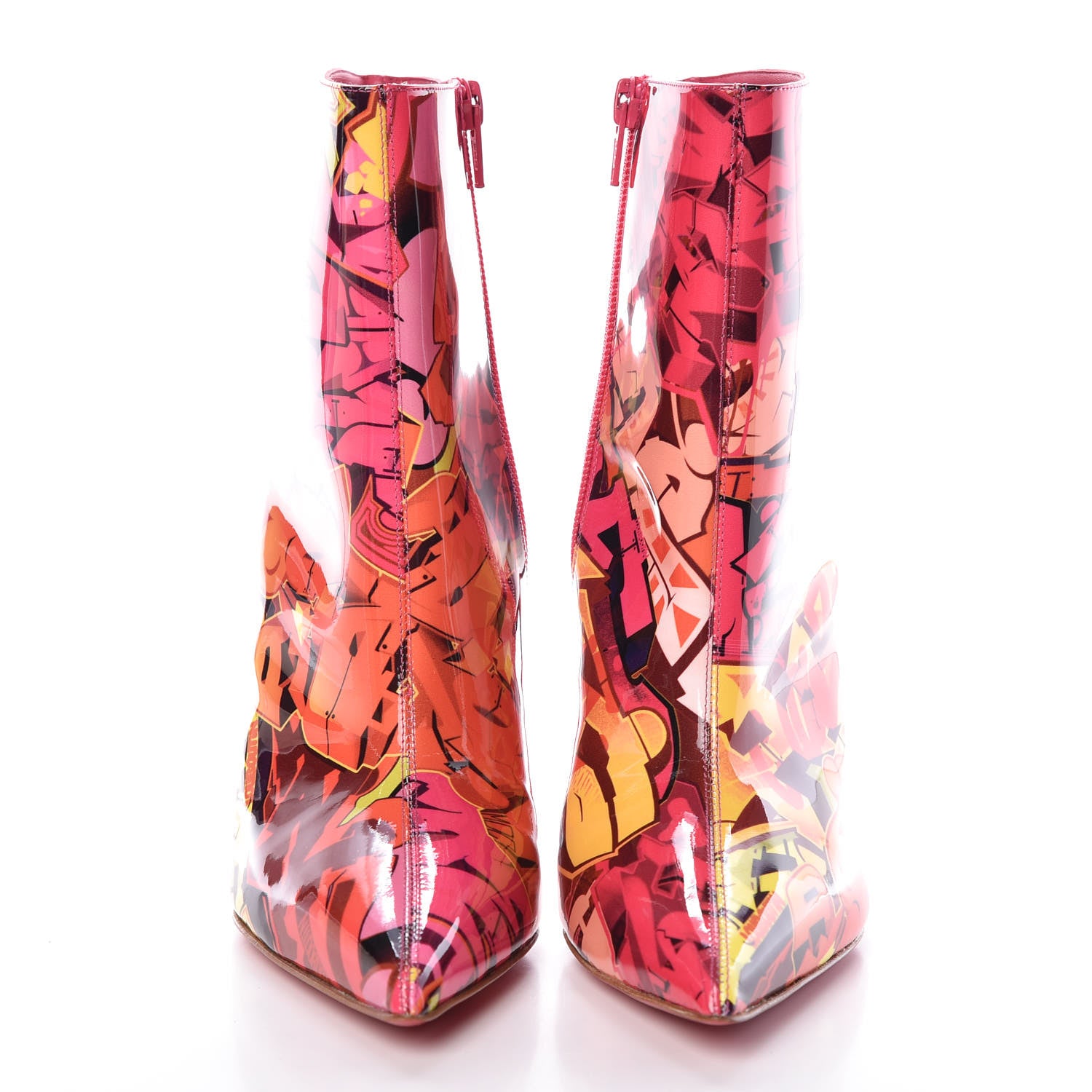 Christian Louboutin Patent Metrograf So Kate Booty 100 Ankle Boots 38 Multicolor 2 of 8