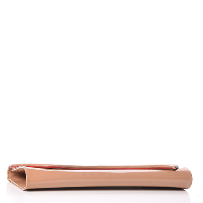 Christian Louboutin Patent Pigalle Clutch Nude 4 of 13