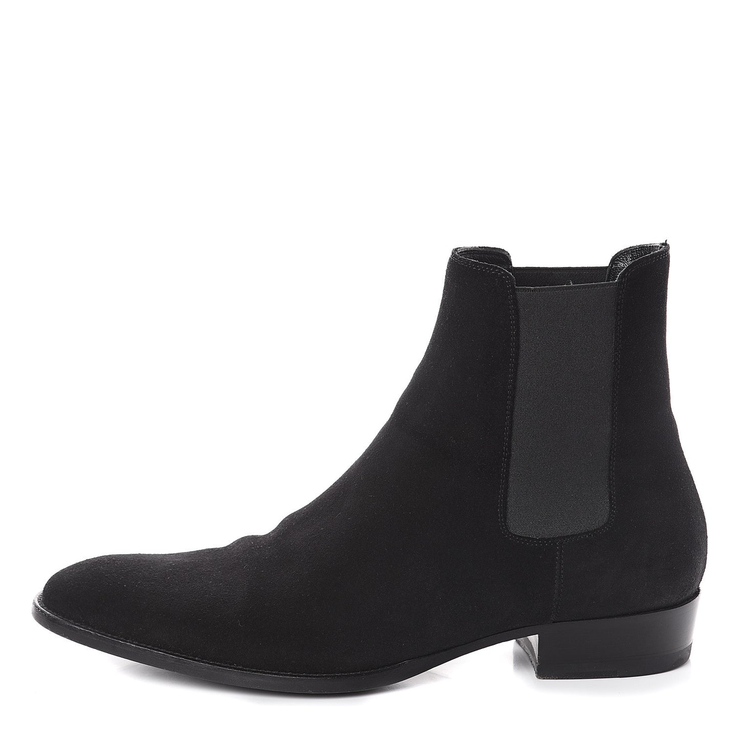 Suede Mens Wyatt Chelsea Boots 41.5 Black