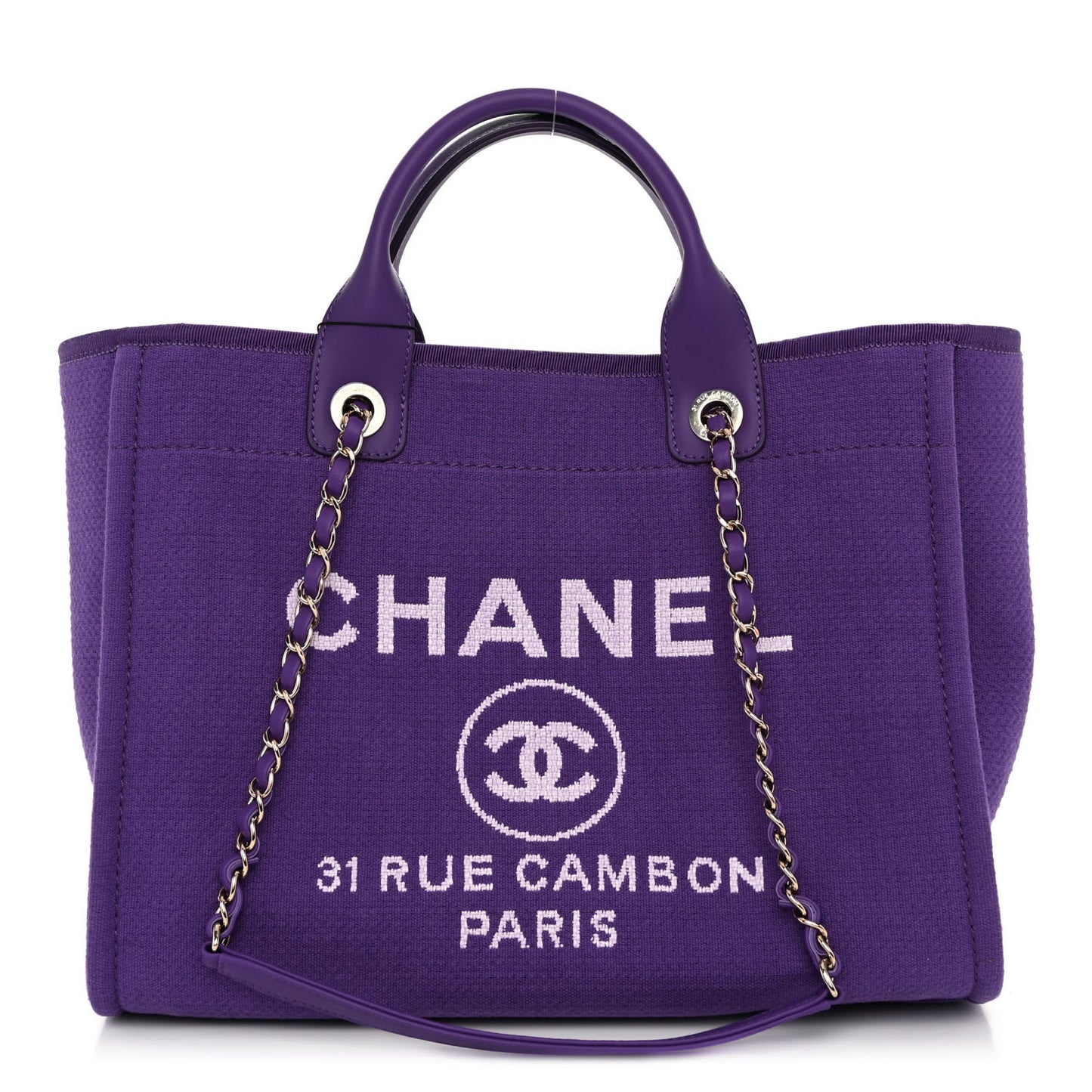 Mixed Fibers Small Deauville Tote Purple