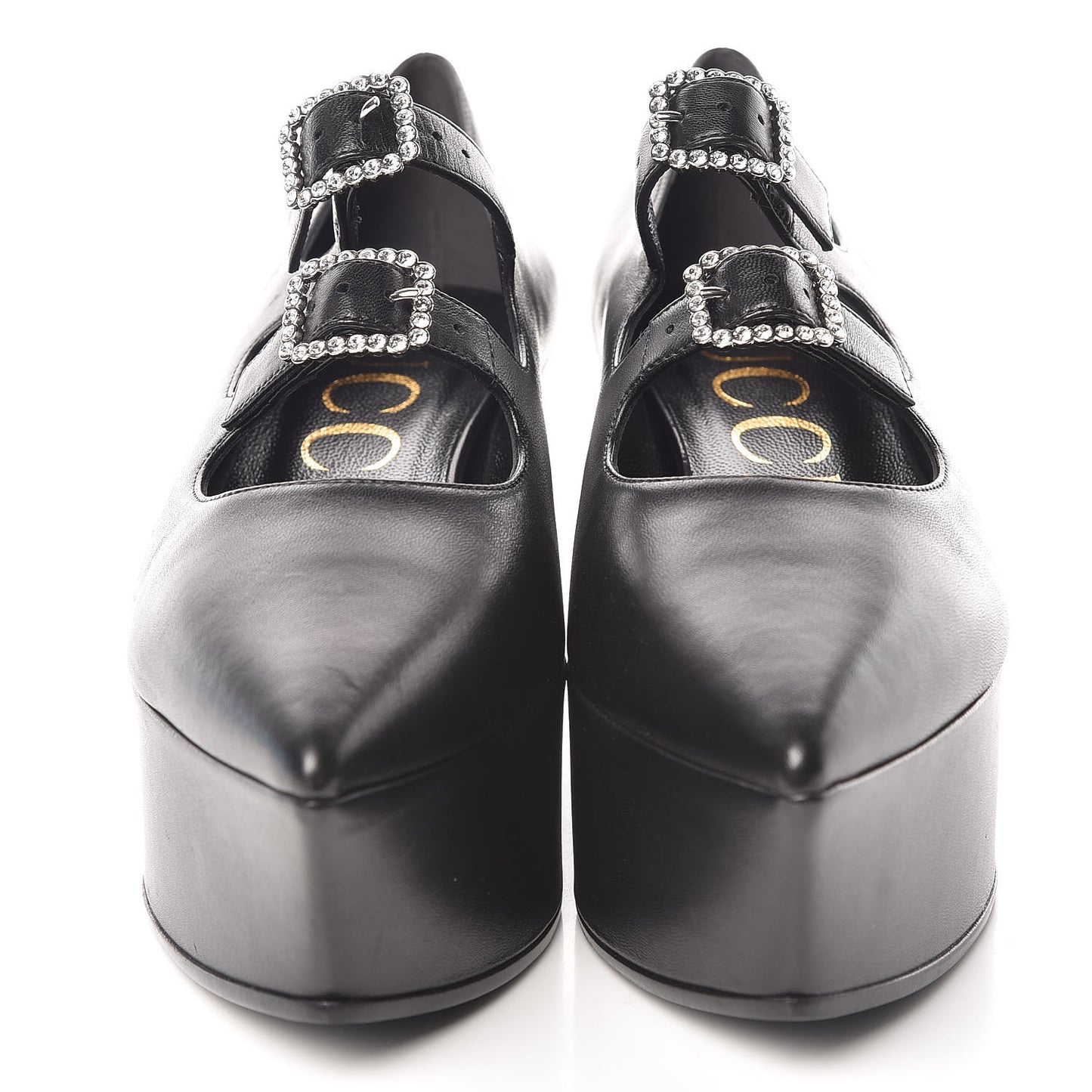 Nappa Liv Mary Jane Platform Loafers 38 Black