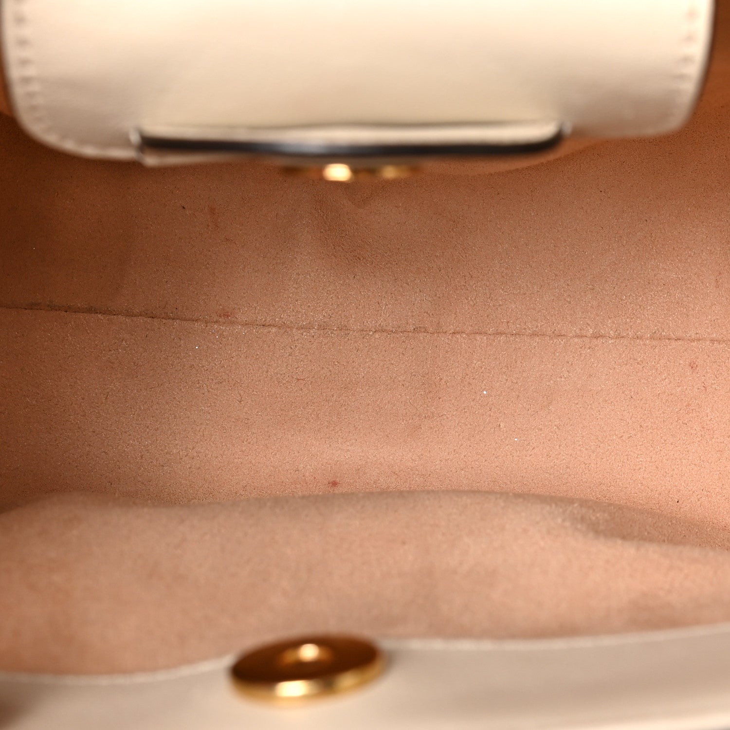 Gucci Wonka Grain Calfskin Mini Diana Tote Bag Mystic White Orange Fluo 5 of 9