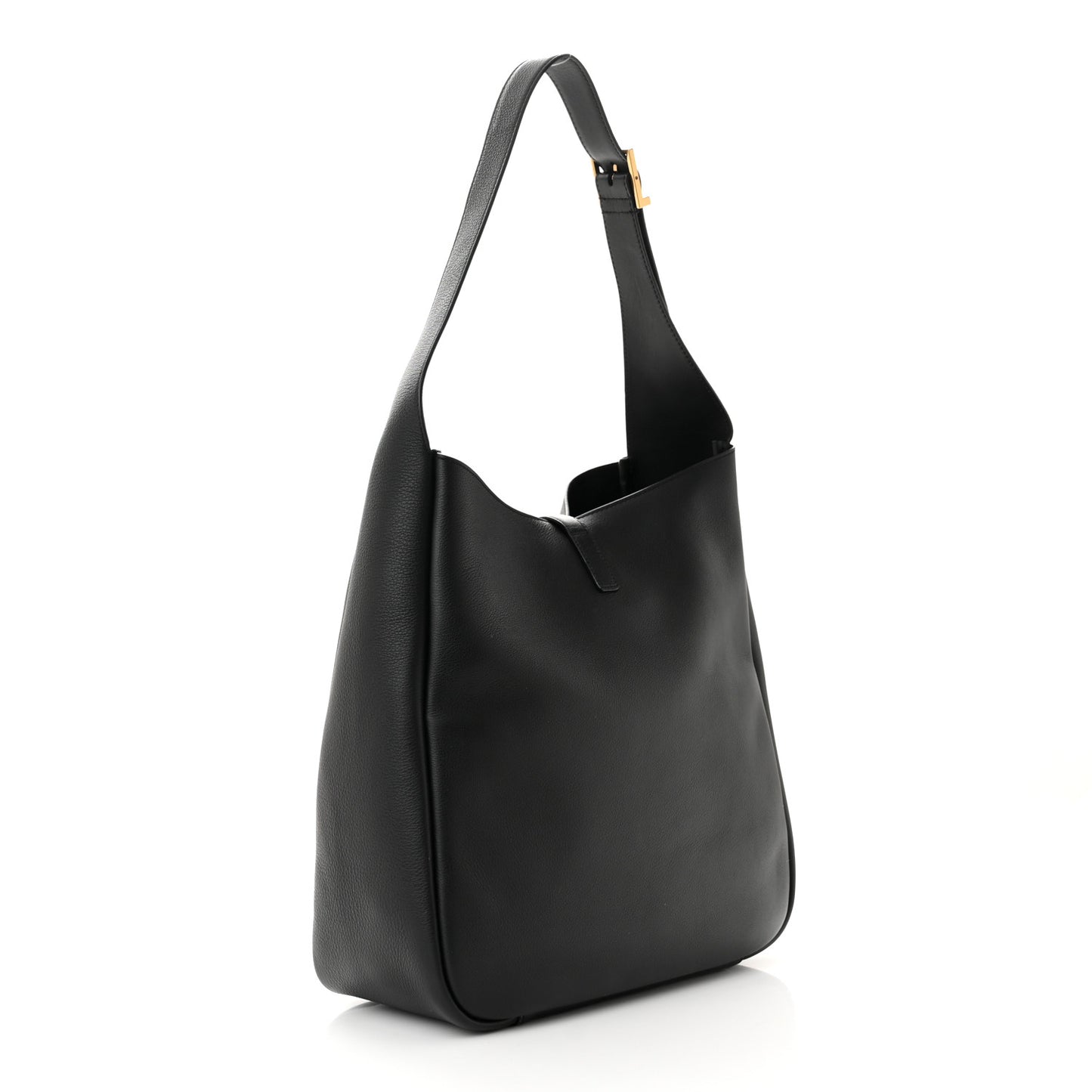 Smooth Calfskin Large Le 5 A 7 Soft Hobo Black